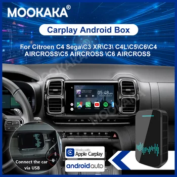 Pre CITROEN Univerzálny Apple Carplay AI Okno Systém Android, Auto Multimediálny Prehrávač Video 32G Bezdrôtový Zrkadlo odkaz Auto Rádio upgra