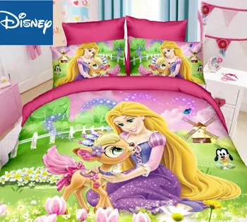 Disney Moana jednu veľkosť obliečky nastaviť pre deti, prístelky dekor twin deka zahŕňa prehoz cez posteľ rovný list, 3/4pcs bytový textil doprava zadarmo