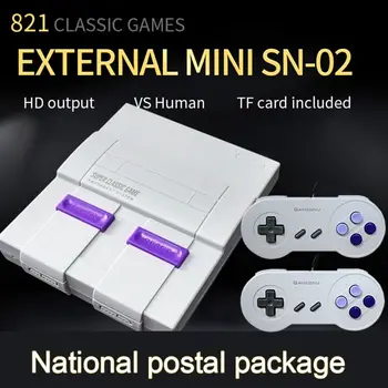 Super Mini High Definition Hra Hosť Vstavané 821 NES Hry Stroj Konzoly 1Set