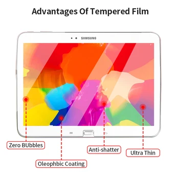 9H Tvrdeného Skla Pre Samsung Galaxy Tab 3 10.1 Screen Protector SM-P5200 GT-P5200 P5210 10.1