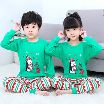 2020 Zimné Deti Vianočné Pyžamo Chlapci Bavlna Odev Baby Girl Šaty, Oblek Cartoon Pyžamá Deti Pijama Infantil Teenage