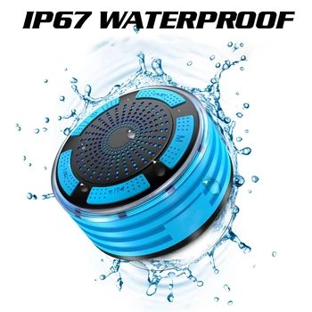 Nepremokavé Sprcha Reproduktor Rádio Bezdrôtové Bluetooth 4.0, Hudobný Prehrávač Prenosný Mini Auto Handsfree Sacie Audio Príslušenstvo