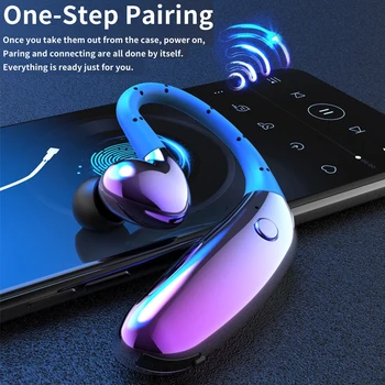 D08 Tws Business Bezdrôtové Slúchadlá Bluetooth 5.0 Slúchadlá Ucho Stereo Slúchadlá IPX4 Nepremokavé Športové Headset S Mikrofónom