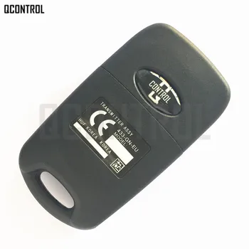 QCONTROL Auto Flip Diaľkové Tlačidlo Oblek pre HYUNDAI RKE-4A01 alebo RKE-4A02 433-EÚ-TP 433MHz s ID46 Keyless Vstup Automobilov