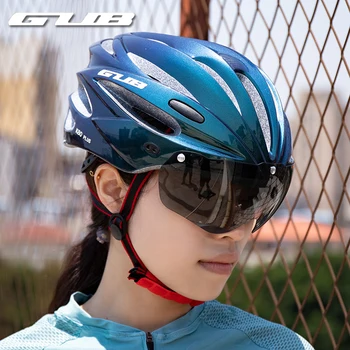 GUB K80 Bike Prilba s Clonu Magnetické Okuliare MTB Cestných Bicyklov, Cyklistické Prilby Integrally-tvarovaný 58-62 cm pre Mužov, Ženy