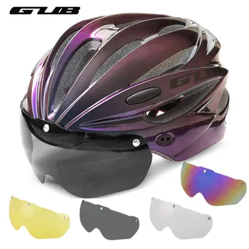 GUB K80 Bike Prilba s Clonu Magnetické Okuliare MTB Cestných Bicyklov, Cyklistické Prilby Integrally-tvarovaný 58-62 cm pre Mužov, Ženy