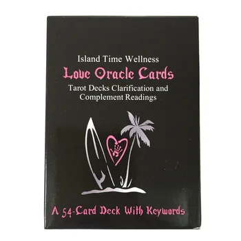 Karta Hračky 54-Kariet S Kľúčovými Slovami, Láska Oracle Karty Rada Palube Hry Palying Karty Na Spoločenské Hry