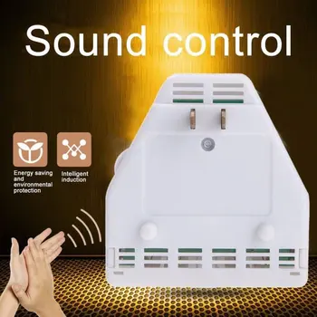 Univerzálny Clapper Zvuk Aktivovaný Prepínač On / Off Tlieskanie Elektronické Gadget Light Switch 110V Zvuk Spínača Predaj