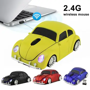 мышь Auto Tvar Ergonomické 2,4 GHz Bezdrôtová Myš s Prijímač Pre PC, Notebook Hernej myši игровая мышь Mini Auto mouse game myš
