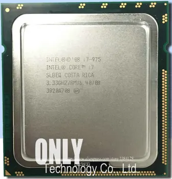 Intel Core i7-975 Procesor I7 975 cpu LGA1366 Ploche CPU na správne Desktop Procesor