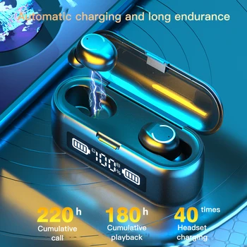 Bezdrôtové Slúchadlá Bluetooth Slúchadlá V5.1 TWS 2000mAh LED 9D Stereo Športové Vodotesné Slúchadlá Slúchadlá Slúchadlá Slúchadlá