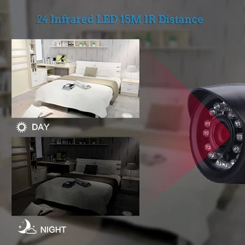 Hamrolte CCTV Kamery Sony IMX307 Senzor Ultralow Osvetlenie Nightvision 2.8 MM širokouhlý Objektív 2.0 MP 1080P Vonkajšie AHD Fotoaparát