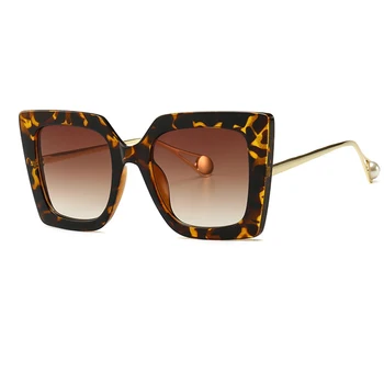 2020 Luxusné Námestie slnečné okuliare ženy dizajn značky retro transparentné módne Gradient slnečné okuliare Ženské Okuliare UV400