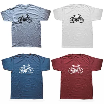 Biker Cyclinger Požičovňa Zábavné Tričká Mužov Lete Bavlna Harajuku Krátky Rukáv O Krk Streetwear Čierne tričko