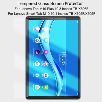 9H Tvrdeného Skla Screen Protector Pre Kartu Lenovo M10 FHD Plus 10.3 TB-X606 Tablet Ochranná Fólia Pre M10 10.1 TB-X605 2nd Gen