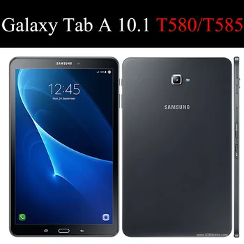 Ultra Slim Smart Kožené puzdro Pre Samsung Galaxy Tab A A6 10.1 2016 SM-T580 T580N T585 T585C Tablet kryt pre SM-T580 10.1-palcový