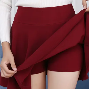 Sukne Ženy Vysoký Pás A-line Solid Plus Veľkosť Mini kórejský Štýl, Trendy All-zápas Voľný čas Streetwear Ročníka Denného Kawaii Womens