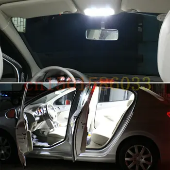 Interiérové led Auto svetlá Na Nissan note e11 ne11 minivan žiarovky pre autá špz Svetlo 6pc