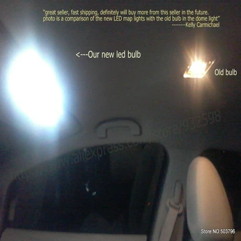 Interiérové led Auto svetlá Na Nissan note e11 ne11 minivan žiarovky pre autá špz Svetlo 6pc