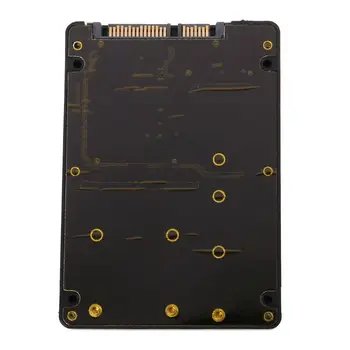 2 V 1 NGFF M. 2 B+M Kľúč karty Mini PCI-E alebo mSATA SSD na SATA III Karty Adaptéra pre Úplné Msata SSD/ 2230/2242/2260/22x80 M2