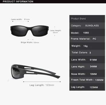 2021 NOVÉ Polarizované slnečné Okuliare Značky Dizajnér Retro Okuliare Outdoorové Športy Jazdy Slnečné Okuliare Retro Okuliare Eyewears UV400
