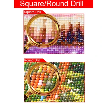 Plné Námestia/Round-Diamond 5D DIY Diamond Maľovanie Výšivky Cross-stitch Strom Srdcia Drahokamu Mozaiky Maľovanie Remesiel Dekor