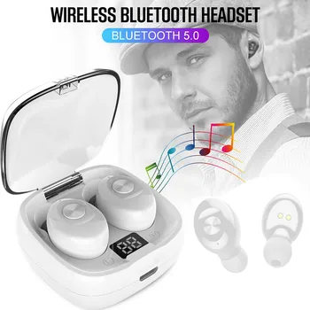 2021 bezdrôtovej komunikácie bluetooth headset XG8-TWS Bluetooth 5.0 Slúchadlá Bezdrôtové Vodotesné Mini In-ear HIFI Slúchadlá