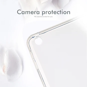 Transparentné Mäkké Silikónové puzdro Na Huawei MediaPad M5 8 TPU Kryt Na Huawei MediaPad M5 8 8.4 palcový Pokožky Tablet Telefón Shell