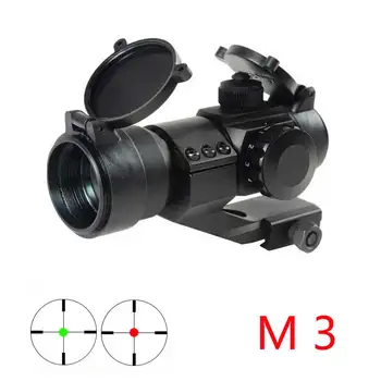 Cieľom M3 Optickým zameriavačom Holografické Red Dot Lov Rozsah Collimator Pohľad Puška Reflex Streľba L Tvarované Mount Pre striekacie pištole