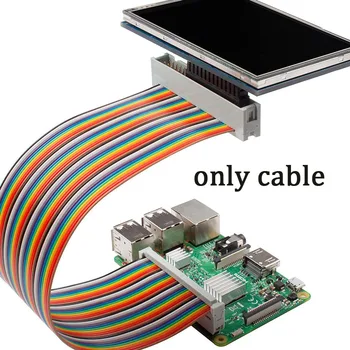 Raspberry pi displej kábel Drôt, 40pin Mužov a Žien Páse s nástrojmi GPIO Kábel pre Raspberry Pi 4B 3 2 Model B B+ w TFT Dotykový Displej LCD