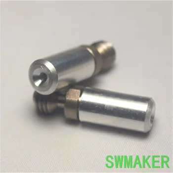 SWMAKER Flashforge/CTC/Wanhao 3D tlačiarne náhradné diely MK10 Všetky Kovové Hotend Upgrade Kit pre 1.75 mm tepelnú bariéru trubice