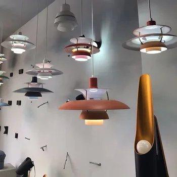 Nordic Dizajnér Prívesok Svetlá Moderné Farebné Hanglamp Pre Jedáleň, Spálňa Bar Deco E27 Svietidlo Pozastavenie Svietidlá