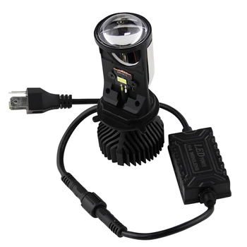 H7/H4 LED Motorku/auto Svetlometu mini objektív projektora 3000k 4300k 6000k 8000k super turbo led žiarovka 100W hi/low auto ľad svetlo