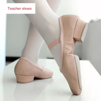 Kožené Praxi Tanečné Topánky vyučujúceho Balet s Podpätkami