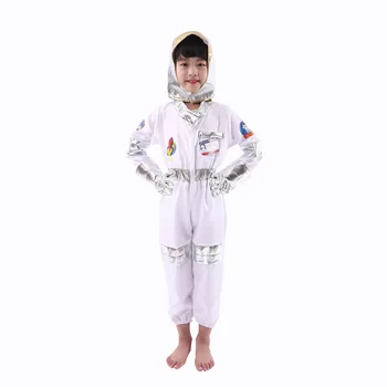 Astronaut Kostým skafander Pilotov 3ks sada Jumpsuit Strany Purim, Karneval, Maškarný Kostým Oblečenie, 5-7years