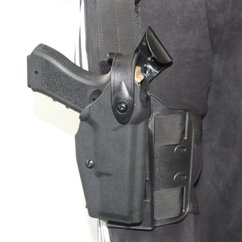 Taktické Pušku Drop Nohu Závesu Combat Pistol Prípade & Stehna Platformu pre GLOCK Beretta M9 SIG Sauer P226 Colt 1911 H&K USP