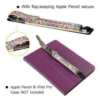 JOYLINK Držiak Ceruzky s USB Adaptér Vrecko Na Apple Ceruzka-Premium Vegánska Kožené puzdro Puzdro Puzdro Pre iPad Pro 9.7