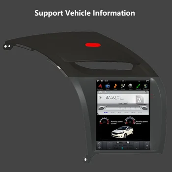 10.4 palce Tesla štýl Obrazovke Android, 9.0 Auta GPS Navigácia Pre KIA CERATO/K3/FORTE 2013-2021 autorádia hráč Auto multimediálne