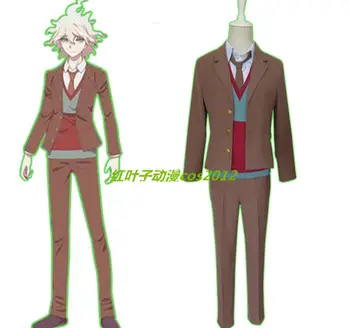 Kostým Veľkosť Anime Danganronpa 3 -Koniec Cosplay Komaeda Nagito Cos Unisex Školskú Uniformu Cosplay Kostým