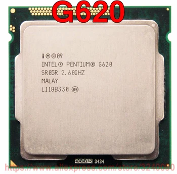 Pôvodné CPU Intel PENTIUM G620 SR05R Procesor 2.60 GHz 3M Dual-Core, Socket 1155 doprava zadarmo rýchle lode von
