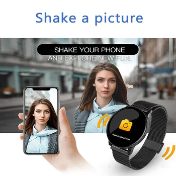 W8 Šport Smart Hodinky, Náramok Okrúhly Bluetooth Vodotesný IP67 Smartwatch Žien a Mužov Fitness Tracker Hodinky Pre Android IOS