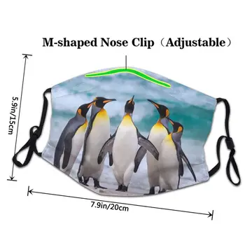 Moderný Voľne Žijúcich Živočíchov Penguin Maska Prachotesný Priedušná Antarktídy Tváre Zvierat, Maska, Ochranný Kryt Muži Ženy Respirátor Úst-Utlmiť