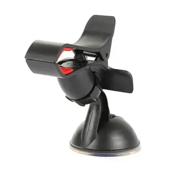 360 stupeň Čierne Auto držiak prísavky jeden klip mobilný telefón držiak mobilného telefónu universal car phone držiteľ prísavkou