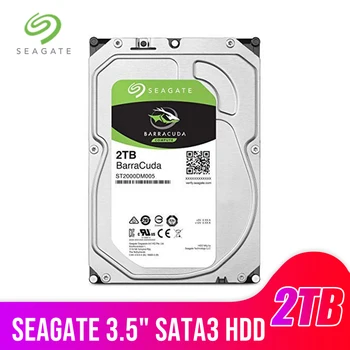 Seagate BarraCuda Desktop, 2TB HDD Internej Jednotky Pevného Disku 2TB 3.5