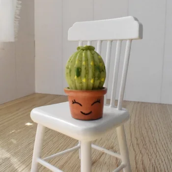 6pcs 1:6 Miniatúrne Rastliny Kaktus Bonsai Predstierať, že Hrať domček pre bábiky, Dekorácie Miniaturas Príslušenstvo Hračky