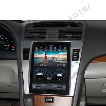 Android 9.0 PX6 4+64GB Tesla Štýl Auto DVD Prehrávač, GPS Navigáciu Pre TOYOTA CAMRY 2007-2011 Vedúci Jednotky Multimediálne Rádio Prehrávač