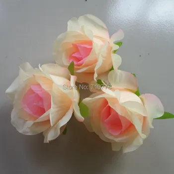 30pcs 8CM umelé simulácia Hodváb falošné ruže kvet hlavu diy svadobné sieťovej klenby kvetinové kytice víno príslušenstvo domáce dekorácie