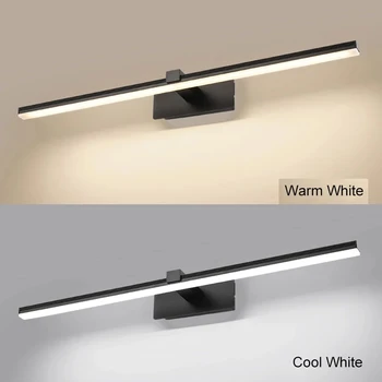 9W 12W Moderné LED Nástenné svietidlo Pre Domáce Biela/Čierna Skončil Kúpeľňa Lampa Zrkadlo Predné Svetlá LED Nástenné Svietidlá