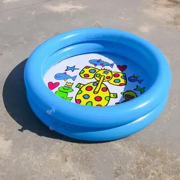 65*65 cm Baby Bazén Nafukovacie Vaňa Kolo Krásne Zviera Vytlačené Spodnej Dieťa Lete Play Ball Pool Dieťa Vodné Hračky