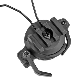 Taktické Headset Železničnej Adaptér Headset Držiak na Slúchadlá Pripojiť Stojan Pre 19-21 mm Prilba Železničnej Prilba Príslušenstvo Typ 3 Farby